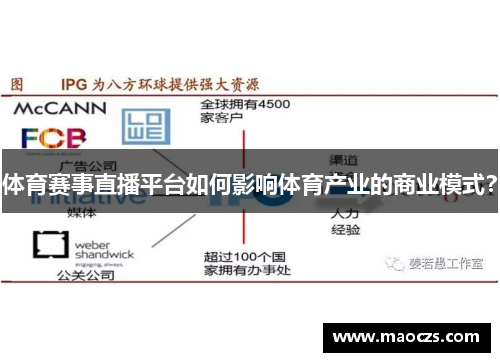 体育赛事直播平台如何影响体育产业的商业模式？